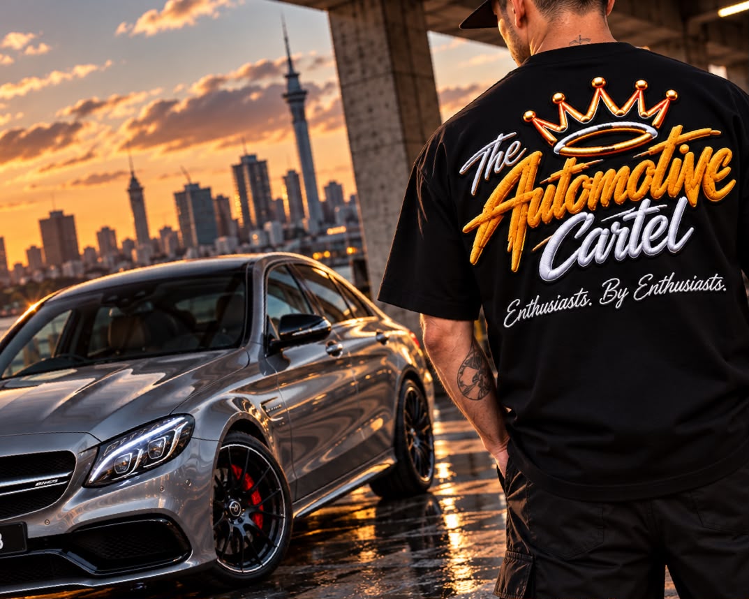 NEW The Automotive Cartel Premium Embroidered Signature Tee