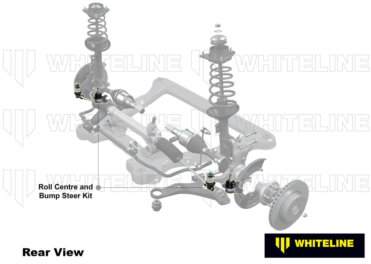 Whiteline Front Roll Centre/Bump Steer - Correction Kit to Suit Subaru Forester, Impreza, Levorg, Liberty and Outback