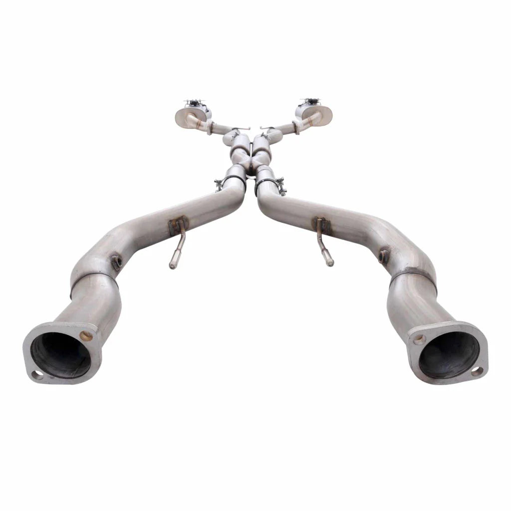 Xforce Catback Exhaust for VE/VF Commodore V8 Sedan/Wagon (Twin 3" 409 Stainless With Varex Valved Muffler)