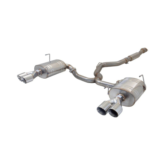 Subaru WRX and STI 2011 Onwards Catback Exhaust System with Quad 4" Tips EJ and FA