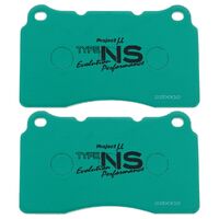 PROJECT MU NS-EP FRONT BRAKE PAD SET EVO 5-10 SUBARU STI REDLINE