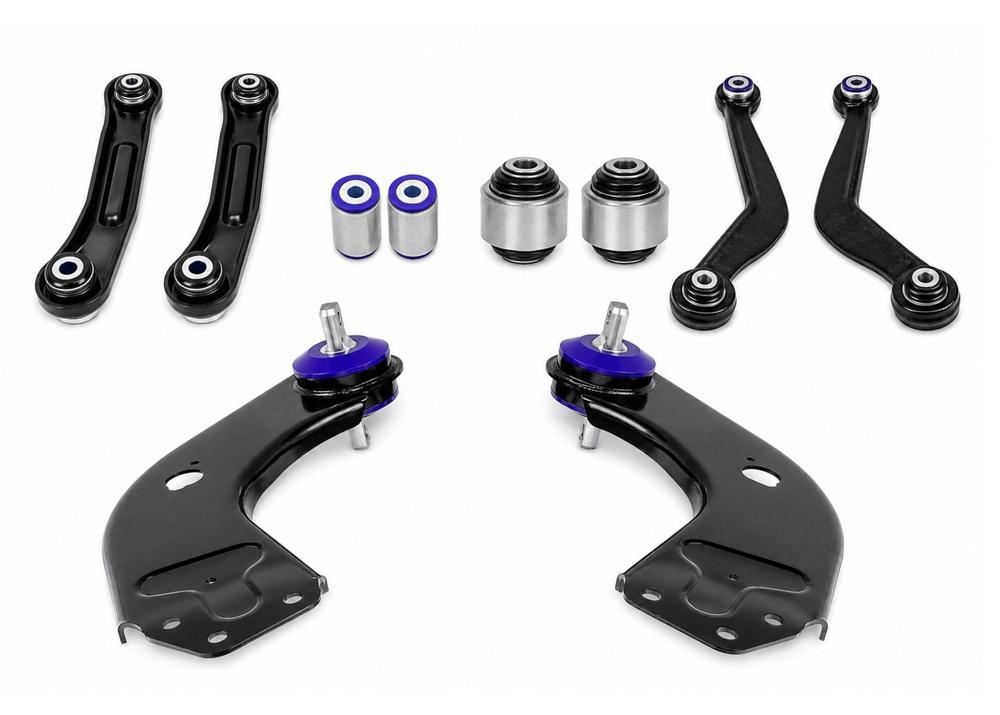 SuperPro Rear Control Arm Lower and Upper - Arm Kit to Suit Ford/FPV Falcon FG, FGX Sedan and Territory SX-SZ