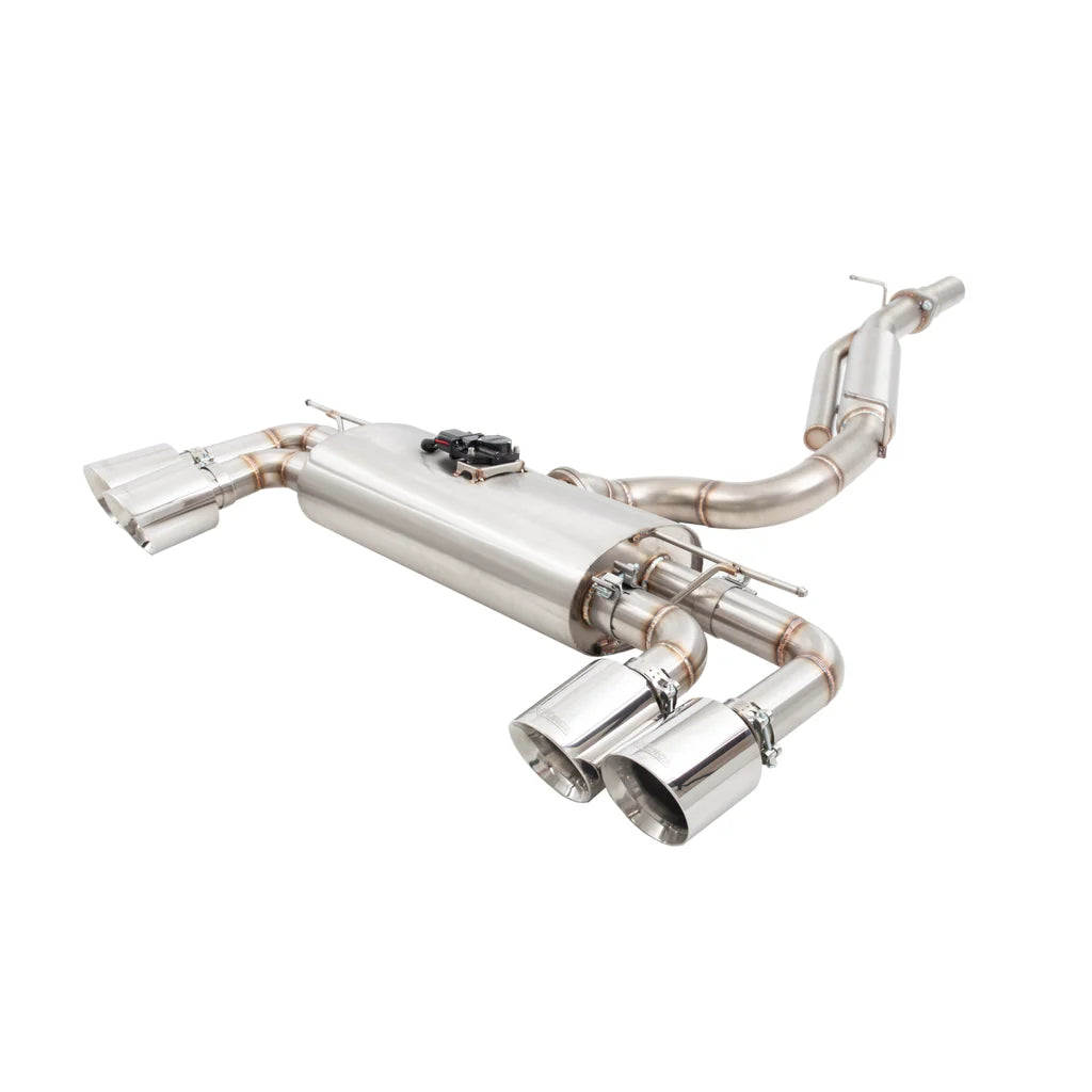 XForce Exhaust for Volkswagen Golf R 3" Catback Exhaust with Quad 4" Tips and Varex Muffler